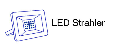 LED Strahler Au&szlig;en