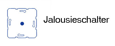 Jalousieschalter Unterteile