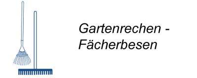 Gartenrechen + F&auml;cherbesen