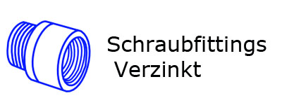 Schraubfittings verzinkt