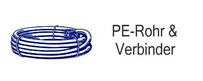 PE-Rohr und Verbinder