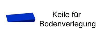 Keile f&uuml;r Bodenverlegung