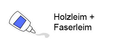 Holzleim -Faserleim