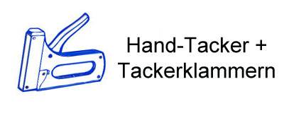 Handtacker + Tackerklammern