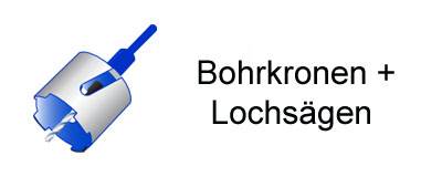 Bohrkronen + Lochs&auml;gen