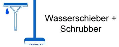 Wasserschieber + Schrubber