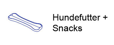 Hundefutter und Hundesnacks