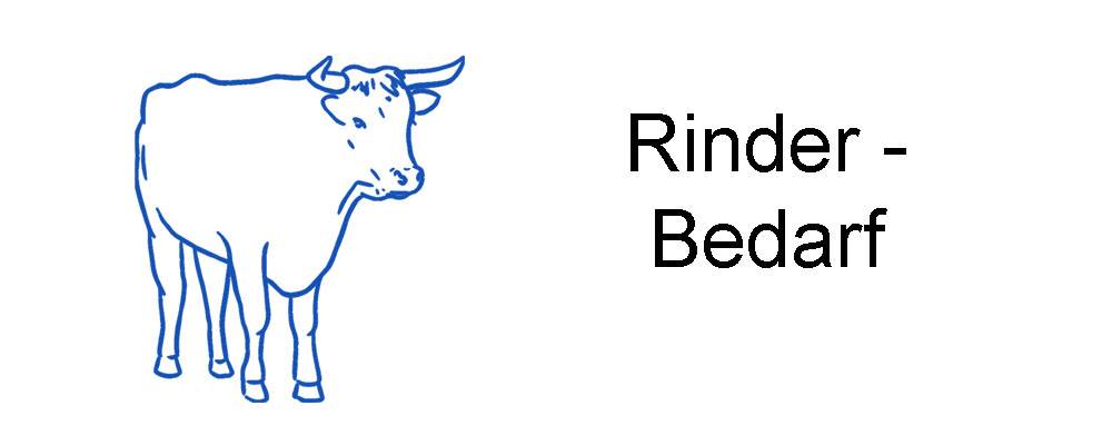 Rinderbedarf