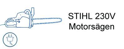 Elektro Kettensägen-Motorsägen Stihl Elektro Kettensägen-Motorsägen Stihl